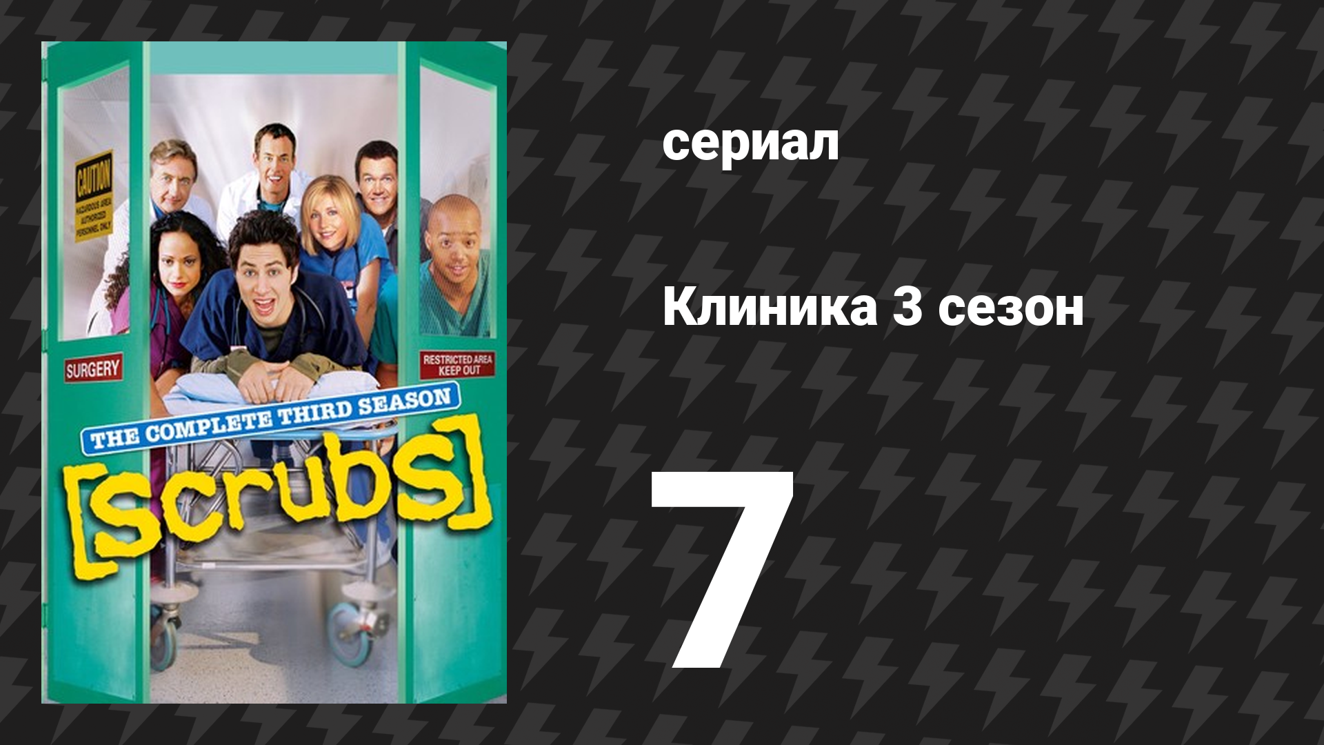 Клиника 3 сезон 7 серия «Мои 15 секунд» (сериал, 2001-2010) смотреть онлайн