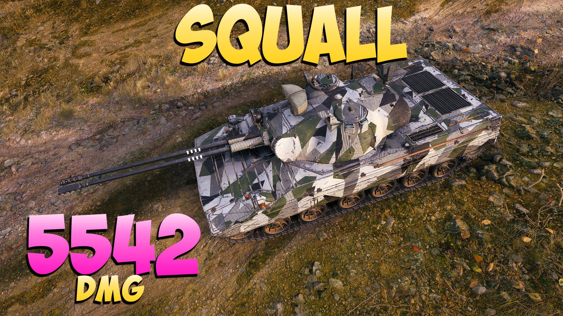 Squall - 5 Фрагов 5.5K Урона - Битва за 3 отметки! - Мир Танков