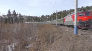 Почтовый поезд России | Грузовые и пассажирские поезда РЖД | Железная дорога в Сибири