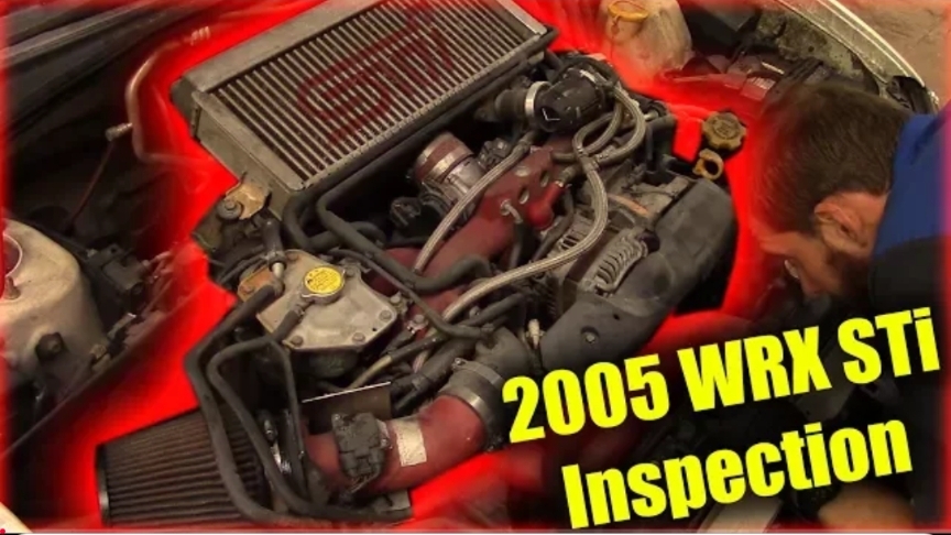 Осмотр WRX STI 2005 года выпуска.