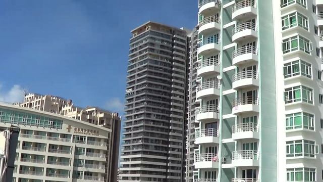 Санья,остров Хайнань.обзор с крыши гостиницы.15.12.2017 год смотреть онлайн