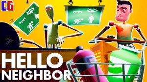 СТРАХИ Привет Сосед СУПЕРМАРКЕТ С МАНЕКЕНАМИ Мультяшный хоррор Игра Hello Neighbor АКТ 3