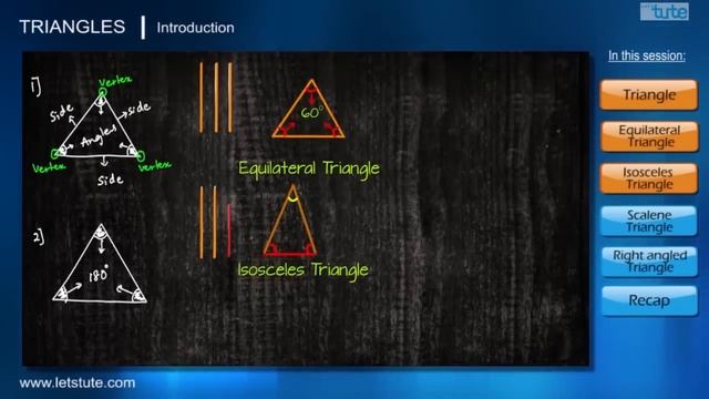 Introduction & Types Of Triangles | Class 9 | Math CBSE | LetsTute смотреть онлайн