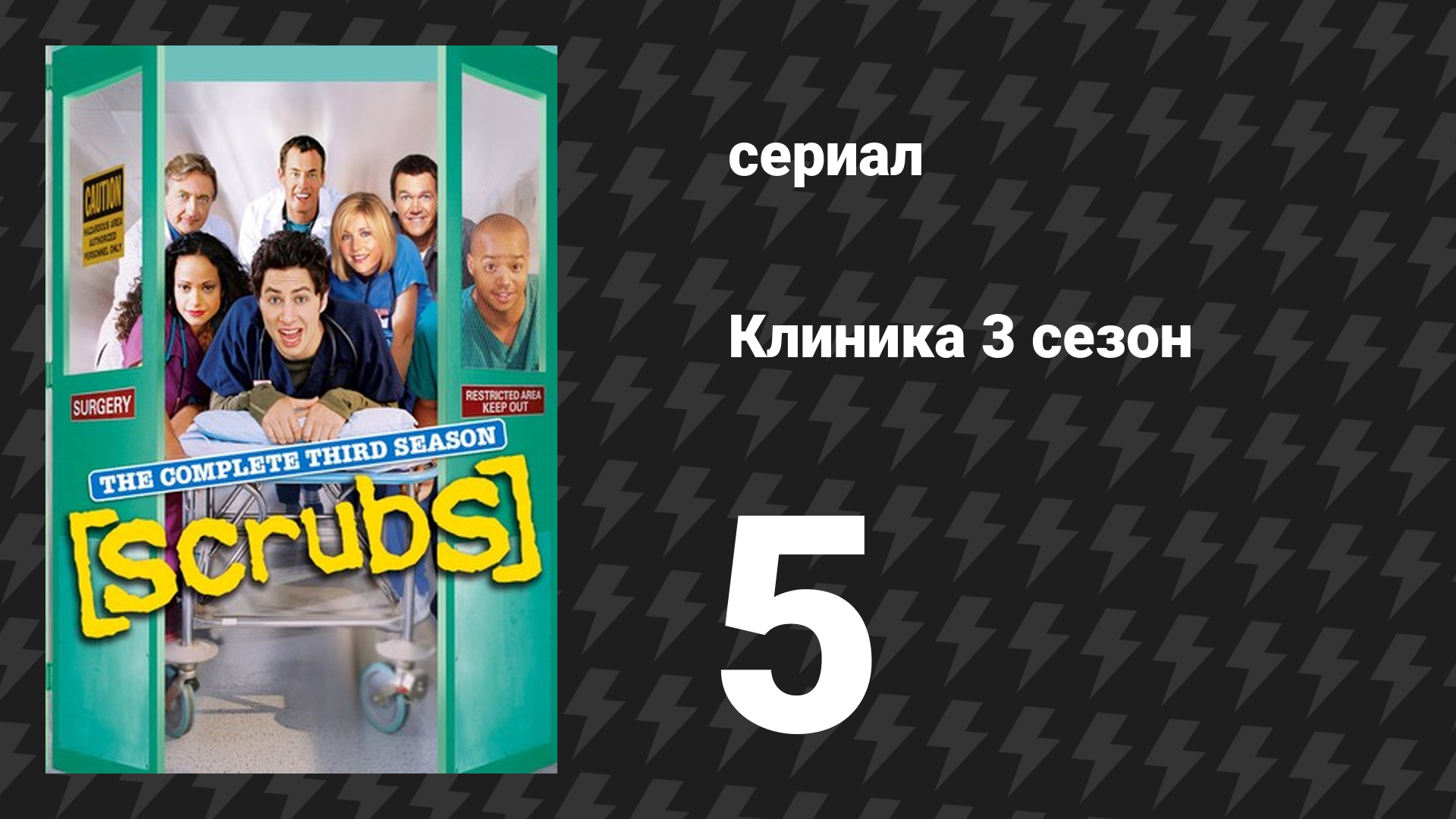 Клиника 3 сезон 5 серия «Мой брат, где ты?» (сериал, 2001-2010)