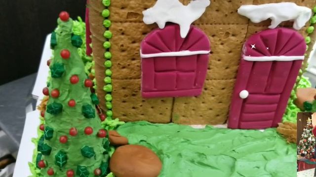 How I make my version of Ginger house cake #gingerbreadhouse смотреть онлайн