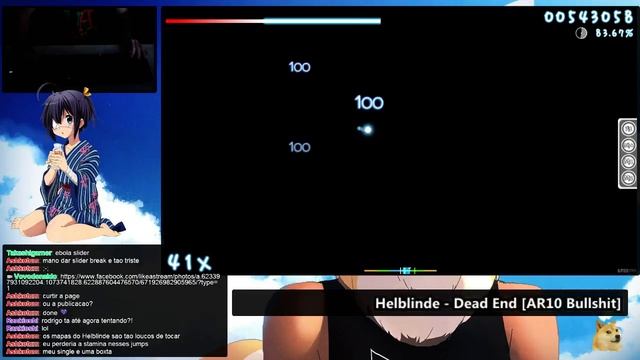 Osu! - Helblinde - Dead End [AR10 Bullshit] смотреть онлайн