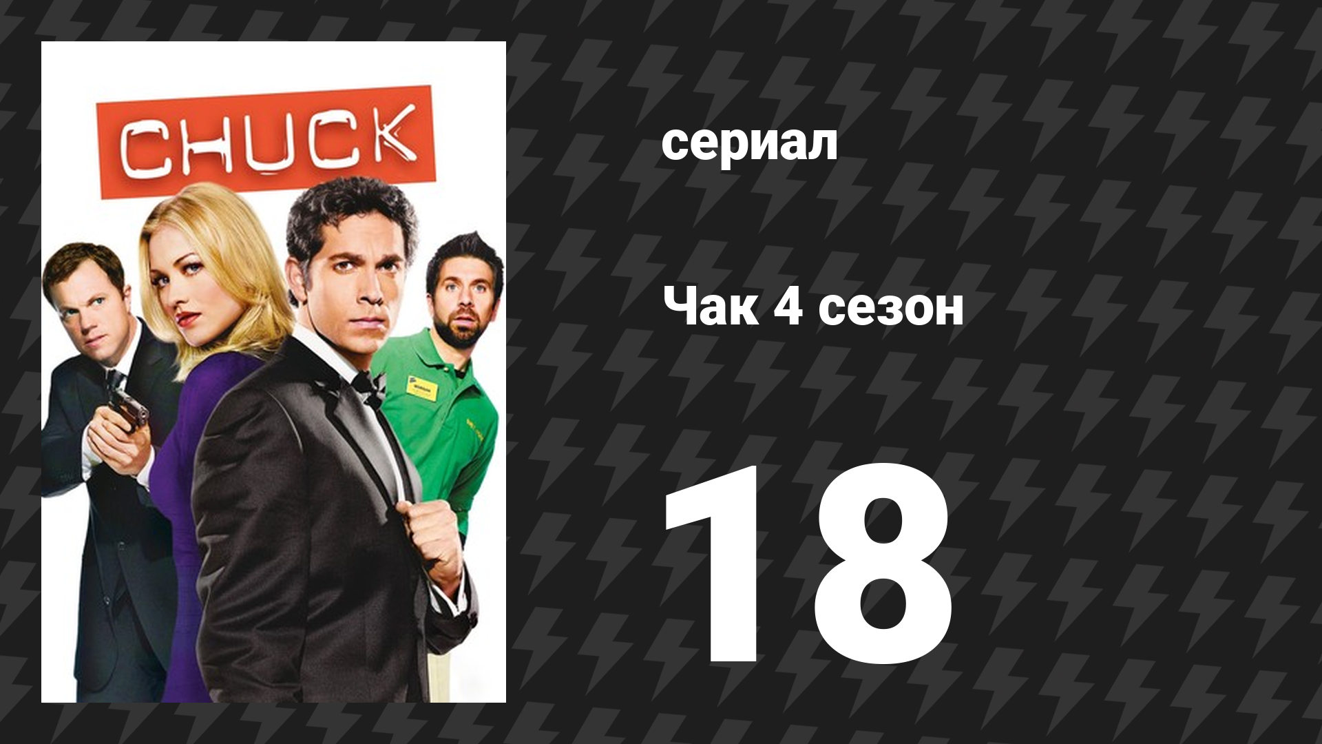 Чак 4 сезон 18 серия «Чак против команды А» (сериал, 2007)