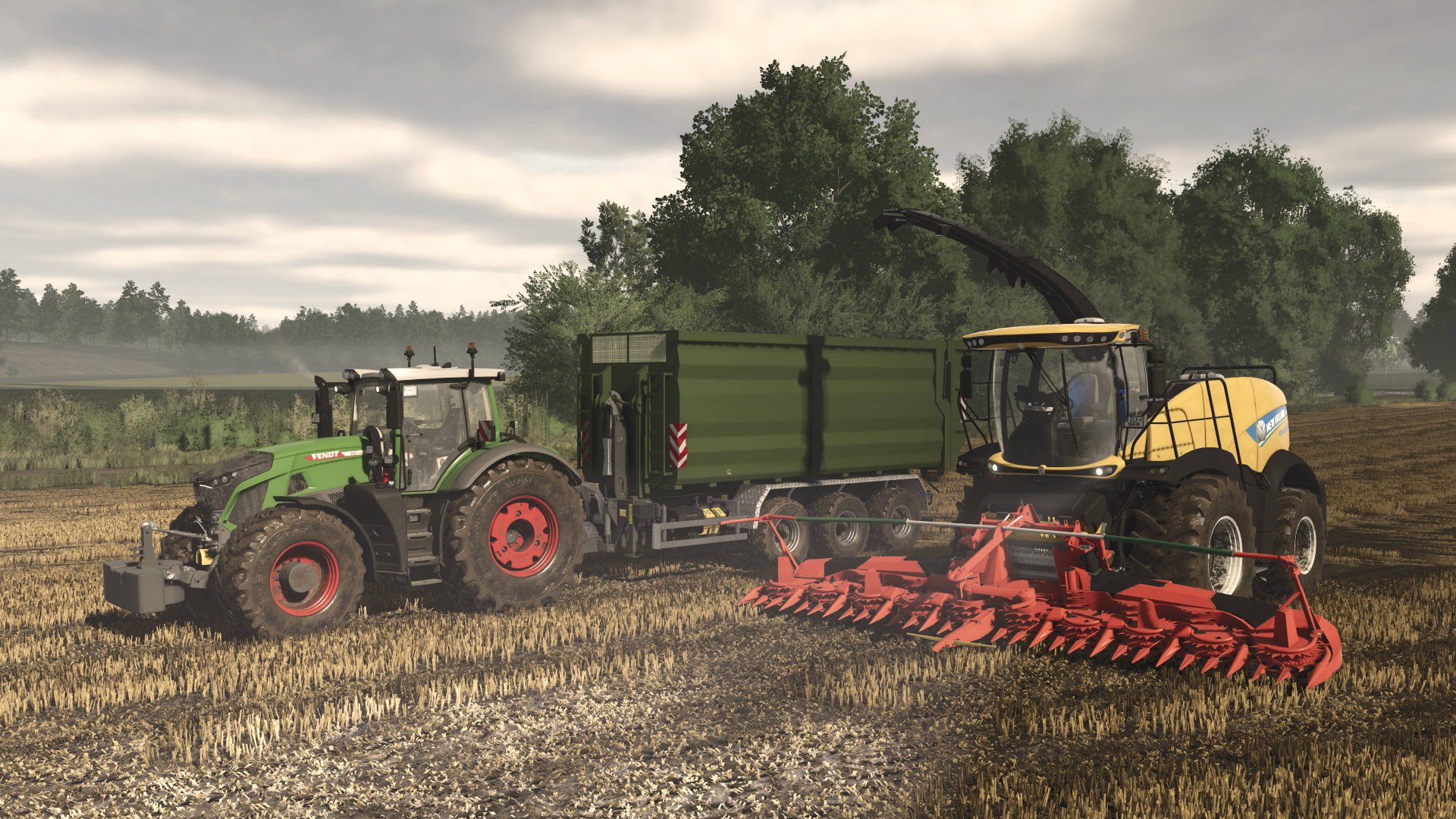 Farming Simulator 25 / Карта Zielonka / Уборка овса на BGA FENDT 942 + New Holland FR780 [ 4K ] смотреть онлайн