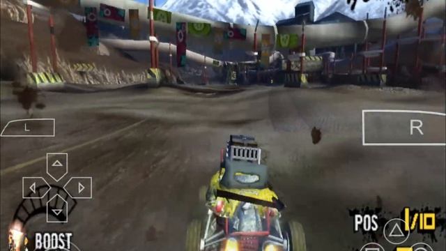 Motorstorm Arctic Edge ppsspp gameplay (android) смотреть онлайн
