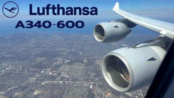 BUSINESS  Frankfurt - New York JFK  Lufthansa Airbus A340-600 [FULL FLIGHT REPORT]