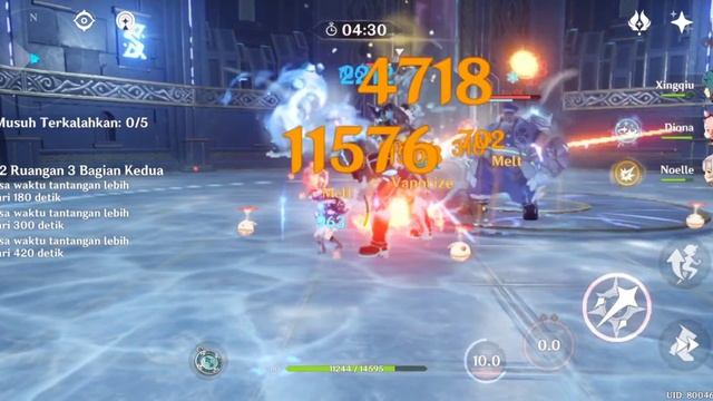 spiral abbys floor 12 room 3 | 4/9 star. No Loli No party. genshin impact mobile. смотреть онлайн