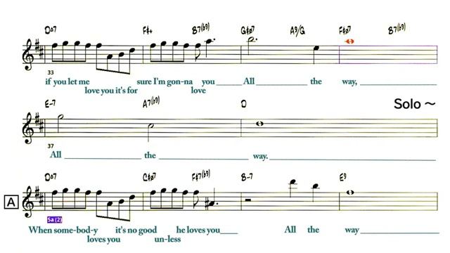 All The Way - ( Eb 🎷) смотреть онлайн