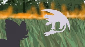 Toothless x Light fury [Episode 1] (TW:Blood)