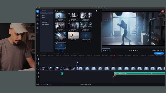 HARİKA GLITCH GEÇİŞ EFEKTLERİ (Movavi Video Editor Plus 2020)