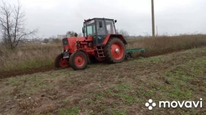 Вспашка города назиму! ЮМЗ 6 с турбиной