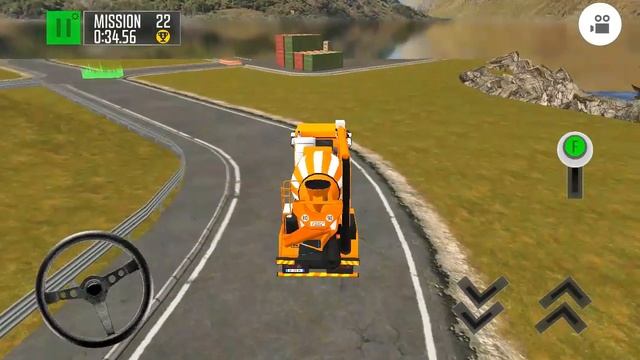 Cement Mixer Truck Construction Simulator - Truk Molen Mobil Mobilan Android Games смотреть онлайн