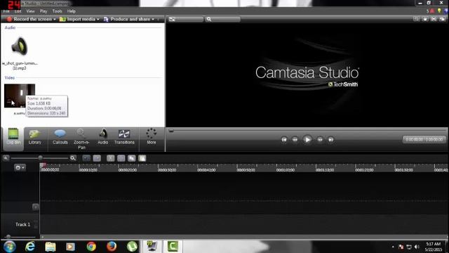 Kako Ubaciti Pucanj Pistolja Preko Camtasia Studio 8?