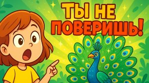 ПАВЛИН - САМАЯ КРАСИВАЯ ПТИЦА| УДИВИТЕЛЬНЫЕ ФАКТЫ ДЛЯ ДЕТЕЙ! ДЕТСКАЯ ИСТОРИЯ| МУЛЬТИК | СКАЗКА