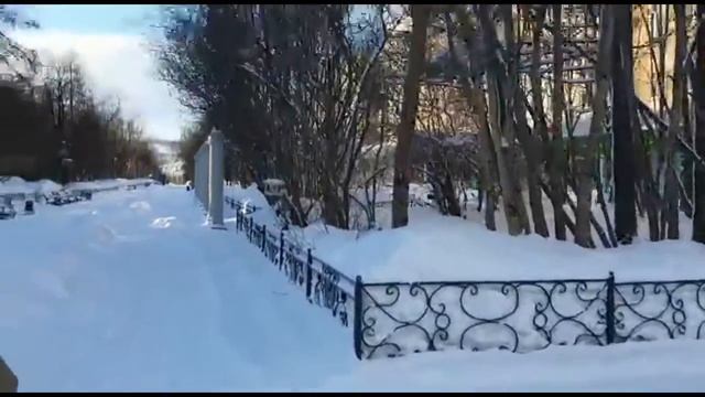 Мурманск_Мурманск зимой_Зимняя прогулка смотреть онлайн