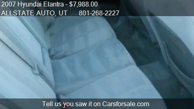 2007 Hyundai Elantra GLS - for sale in Salt Lake City, UT 84 смотреть онлайн