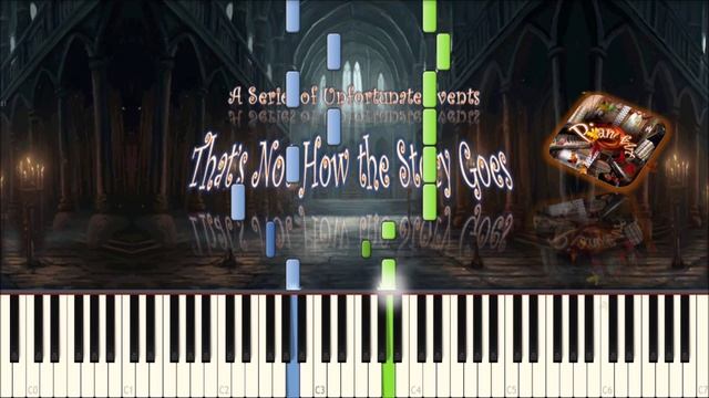 That's Not How The Story Goes (A Series Of Unfortunate Events) Piano Tutorial [НОТЫ + MIDI]