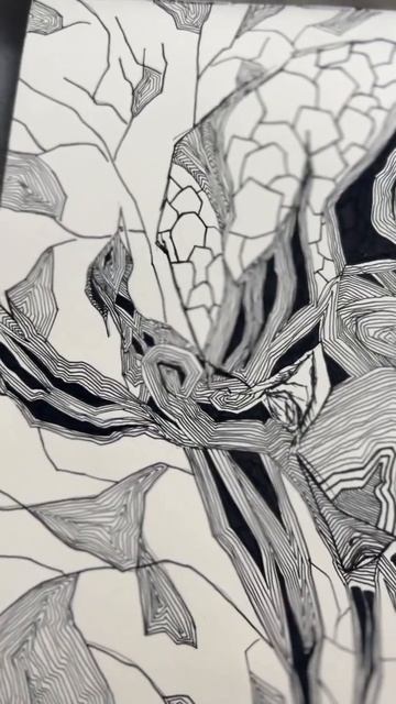 Женщина-птица. Графика. Рисование маркерами смотреть онлайн