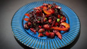 Свекольный салат с болгарским перцем и фасолью