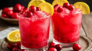 Клюквенный щербет. Турецкий напиток