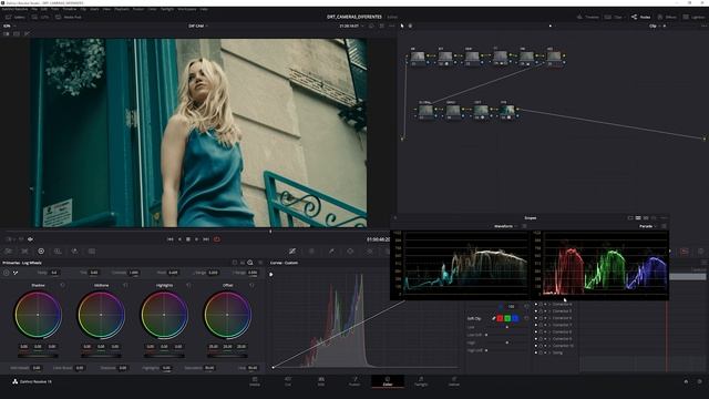 Color Grading no DaVinci Resolve | Como balancear CÂMERAS DIFERENTES смотреть онлайн