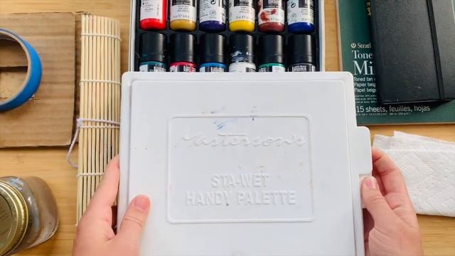 My plein air painting kit! 🎨 Everything you need for painting in nature 🌿 смотреть онлайн