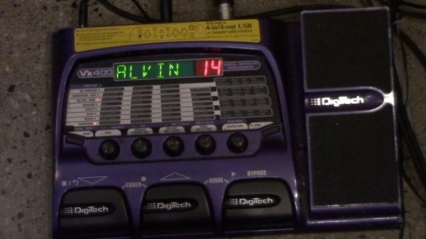 Digitech VX400 Part 1 - The Factory Presets