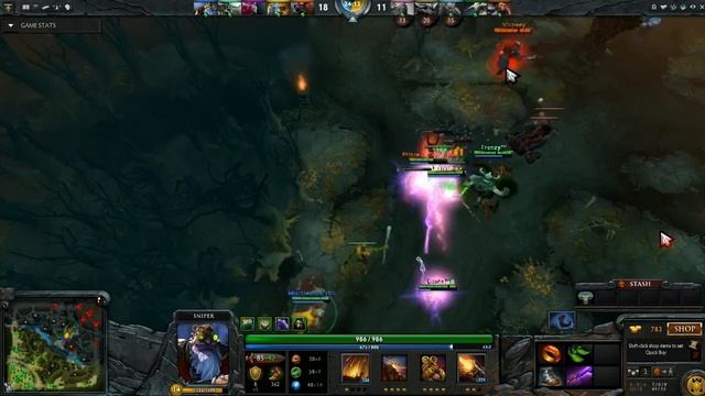 Noob plays Dota 2. Sniper. смотреть онлайн