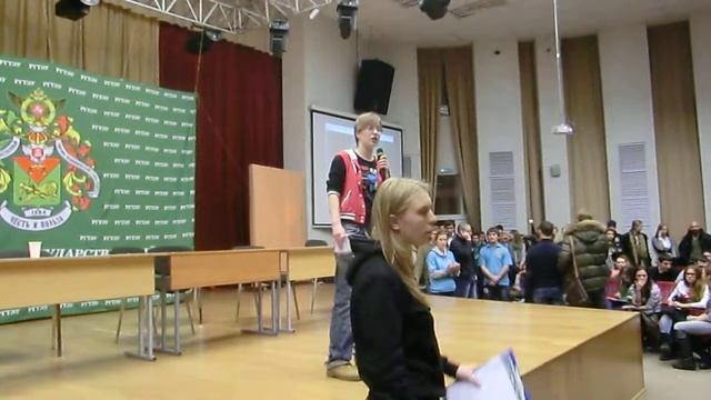 Забастовка в РГТЭУ, выступление Елены Волковой смотреть онлайн