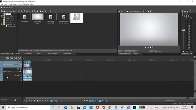 Sony Vegas Pro Logo Reveal Intro Twmplate Intro #05