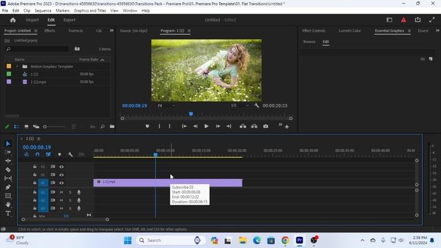 essential graphics template edit premiere pro 2024 смотреть онлайн
