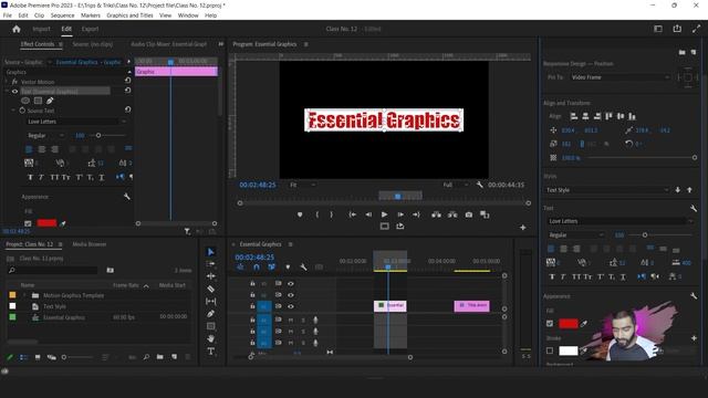 PR 2023: Master Essential Graphics Panel & News Title Animations in Minutes смотреть онлайн