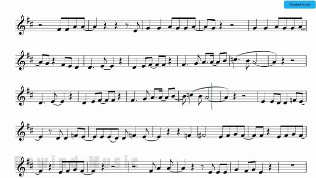 The Kinks So Tired of Waiting for You Alto Sax Backing Track and Sheet Music смотреть онлайн