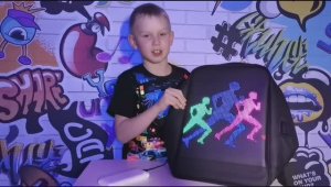 Школьный рюкзак с дисплеем!