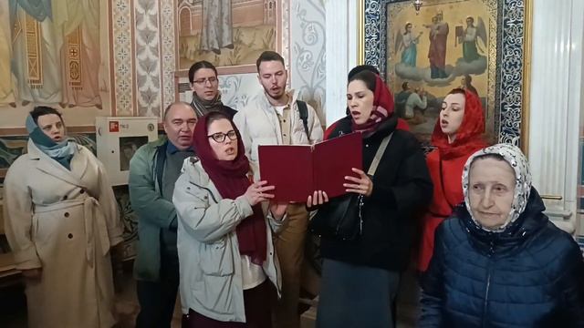 Хор храма Преображения Господня. Суббота Светлой седмицы