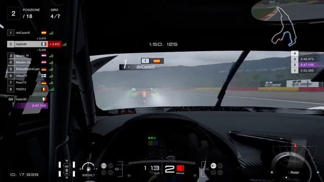 GT SPORT: N.2 Daily Race C (1°st) Spa-Francorchamps ~ Audi R8 LMS Gr.3 смотреть онлайн