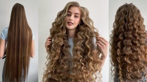 Как Сделать Стойкие Локоны на Очень Длинные Натуральные Волосы? Пошаговый Урок