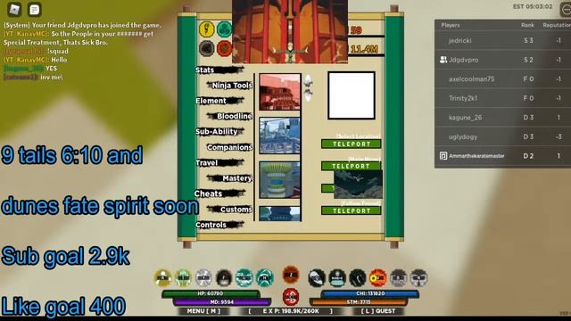 🔴9 tails Shindo life live🔴 helping people get modes and sub jutsu and weapon🔴 смотреть онлайн