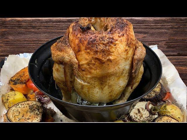 Запеченная курица в форме для кекса смотреть онлайн