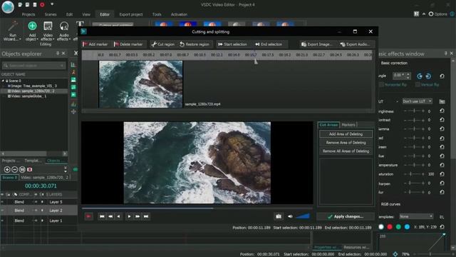 VSDC Free Video Editor 2022 - Lesson 1: Walk around. Create your first project смотреть онлайн