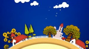 Детский футаж Видеофон Городок