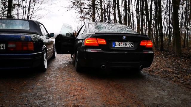 Bmw e92 335i n55 and e30 m52b28 sound comparison смотреть онлайн