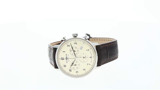 Zeppelin LZ129 Hindenburg Quartz Chrono ZE-7086-4 Zegarek / Watch 360