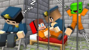 ДЕВУШКА-ПОЛИЦЕЙСКИЙ ВЛЮБИЛАСЬ в ТЮРЬМЕ - мультфильм про МАЙНКРАФТ