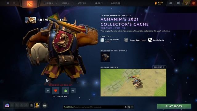 DOTA 2: Aghanim's 2021 Collector's Cache "Treasure Voting" COMPLETE смотреть онлайн