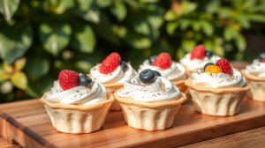 Хрустящие песочные Корзинки с нежнейшим белковым кремом